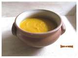 Soupe de carottes au curry doux