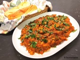 Zaalouk - caviar d'aubergines et de poivrons marocain - Recette en vidéo