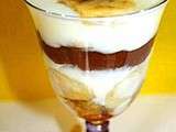 Coupe tiramisu bananes-chocolat