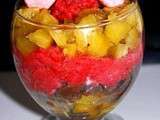 Coupes ananas chamallows