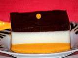 Entremet mangue-coco-chocolat