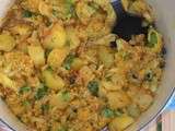 Aloo gobi, plat indien