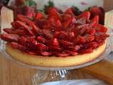 Tarte aux fraises du printemps