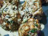 Boulettes de viande pesto aux amandes