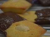 Petits financiers aux amandes et chocolat