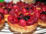 Tartelletes aux fruits rouges