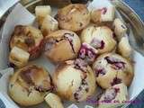 Muffins framboises chocolat blanc