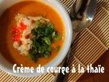 Crème de courge à la thaïe