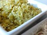 Riz pilaf au basilic