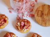 Brioches aux pralines roses sans gluten