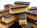 Millionaire’s Shortbread ou sablés au caramel et chocolat comme des Twix sans gluten