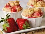 Muffins à la fraise sans gluten