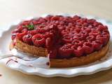 Tarte aux framboises sans gluten