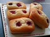 Financiers aux Framboises et Chocolat blanc