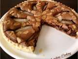 Tarte Moelleuse au chocolat et aux poires (tartes facile)