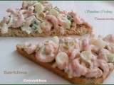 Tartines aux Crevettes grises