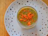 Soupe de fanes de carottes