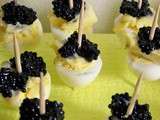 Duo d'oeufs pour mises en bouche