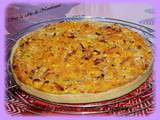 Quiche poireaux, carottes et jambon