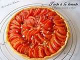 Tarte à la tomate : oignons, échalote et thym