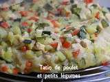 Tatin de poulet et petits légumes - Ronde interblog #23