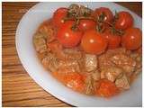 Foie d'Agneau aux Tomates Cerises