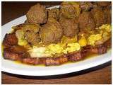 Tajine Braniya aux Boulettes de Boeuf Hachées