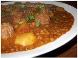 Tajine Kefta et Lentilles pour la Ronde Interblogs #24