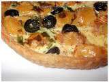 Tarte Brie / Olives Noires