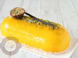 Entremets mangue passion banane de Julien Chamblas