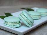 Macarons à la menthe