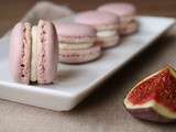 Macarons figue-vanille et miel