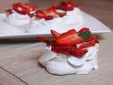 Pavlova aux fraises