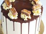 Layer cake au snickers