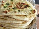 Naan à la corriandre