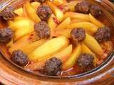 Tagine viande haché/pomme de terre