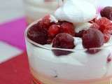 Verrine façon Eton mess