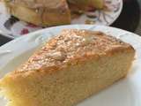 Gâteau léger au lait de coco