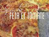 Quiche à la féta et à la tomate