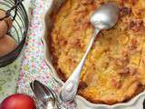 Clafoutis aux nectarines et aux amandes