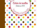 Cahier de recettes Automne 2015