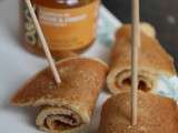 Crepes a la confiture