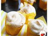 Cupcake coeur au citron