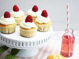 Cupcakes légers framboises au lait battu