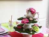 Decoration De Table Rose Vert