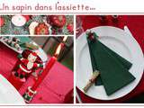 Decoration Table Noel Rouge Vert