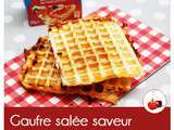 Gaufre salée saveur pizza