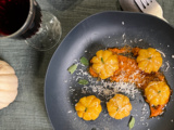 Gnocchi de butternut en forme de citrouille￼