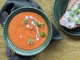 Soupe de céleri rave aux 2 tomates