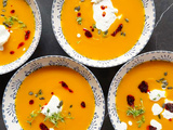 Soupe de patate douce au lait de coco